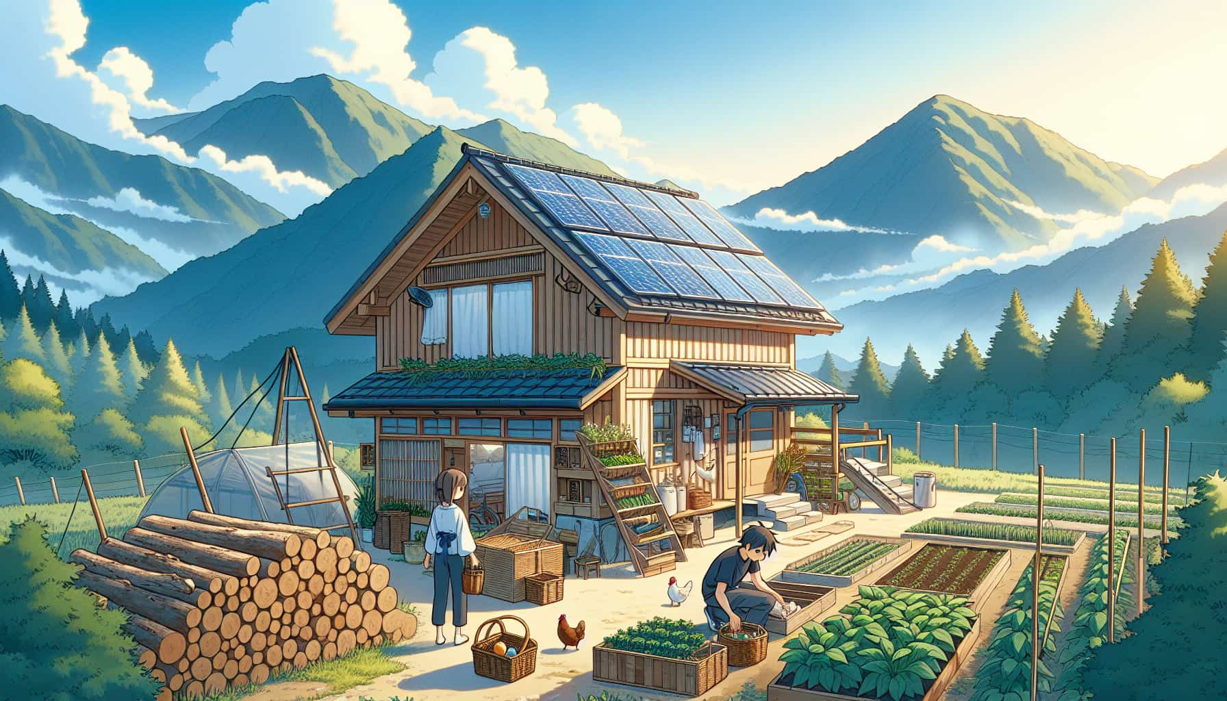 田舎暮らしで叶えるオフグリッド生活の実例